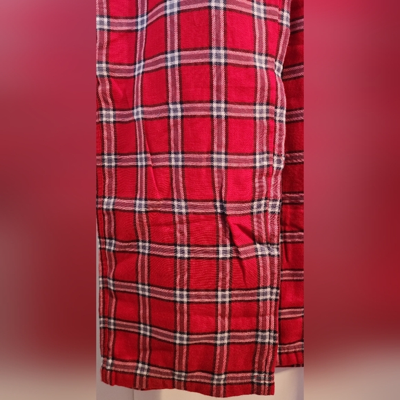 UGG Red Plaid Men's Flynn Pants Sz Large NWT - Picture 4 of 9